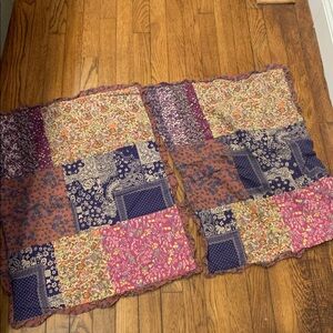 Natural Life Patchwork Printed Quilt button closure pillow shams Regular.